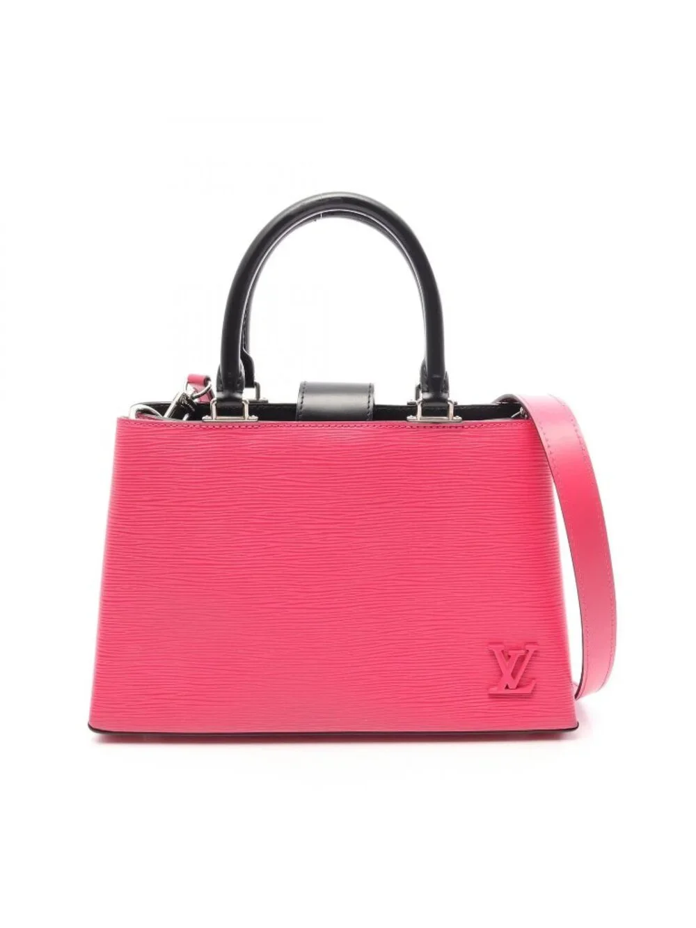 Louis Vuitton Cles Veil PM 2-Way Hot Pink Leather Handbag